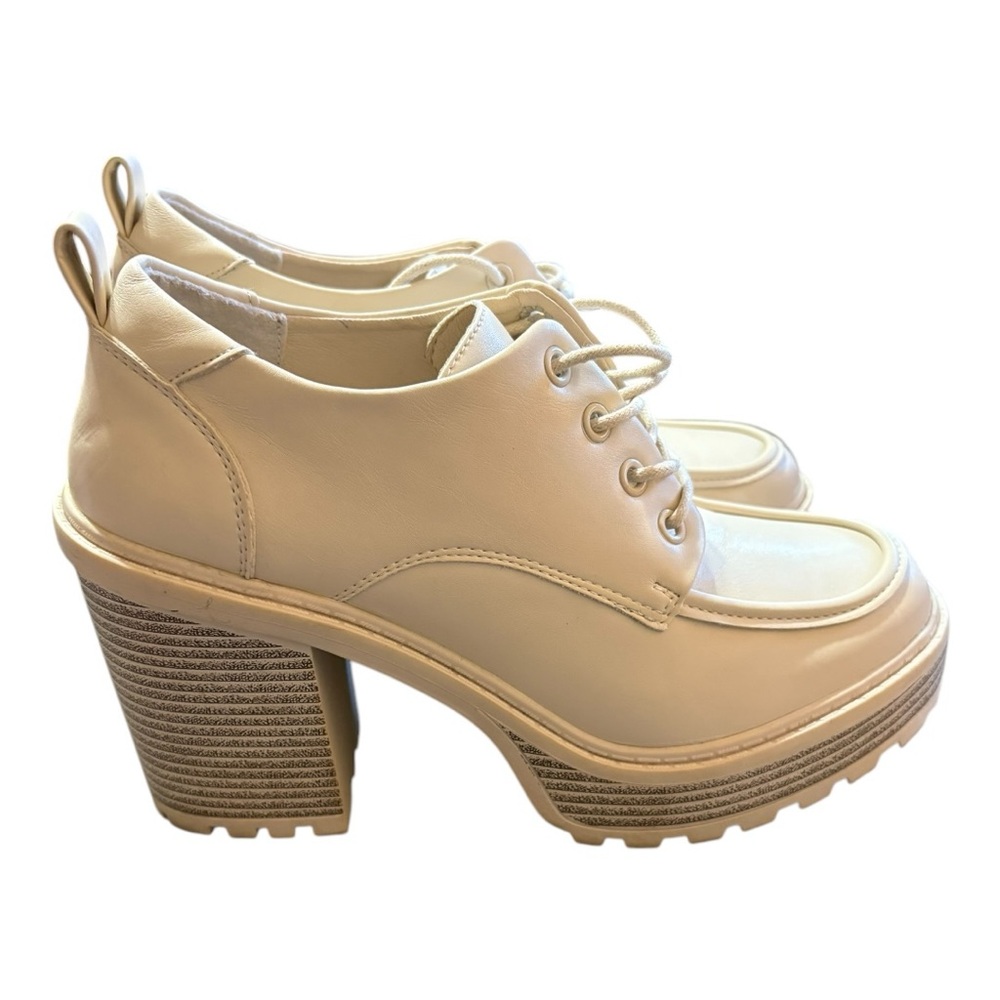 Forever 21 women's platform heeled oxfords. - Picture 3 of 7